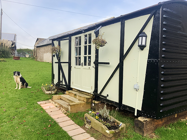 If you are looking for a unique holiday stay the Railway carriage at Higher Biddacott Farm is an excellent  choice.