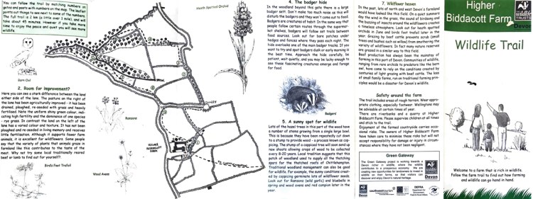 While on holiday at Higher Biddacott Farm enjoy our farm trail.