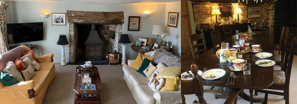 Sit back and relax in the comfortable living room and enjoy breakfast in the dinning room.